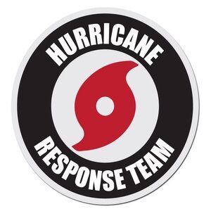 5 for $25! Hurricane Response Team Decal - Sticker!